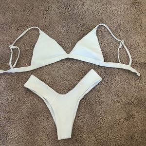 White bikini (worn once)